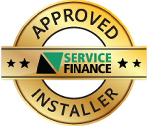 Approved Service Finance Installer logo for calfo heating and air conditioning in pittsburgh pa
