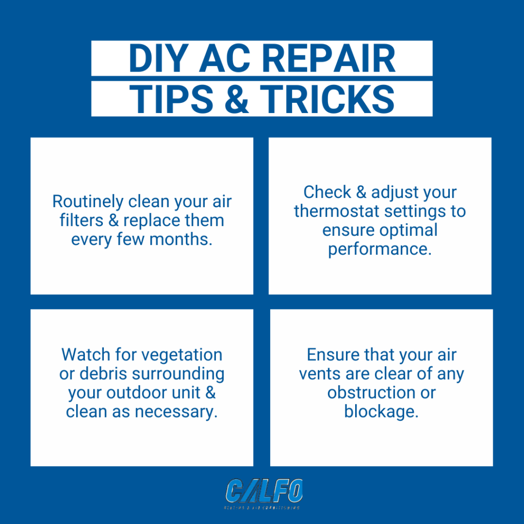 DIY AC Repair tips and tricks